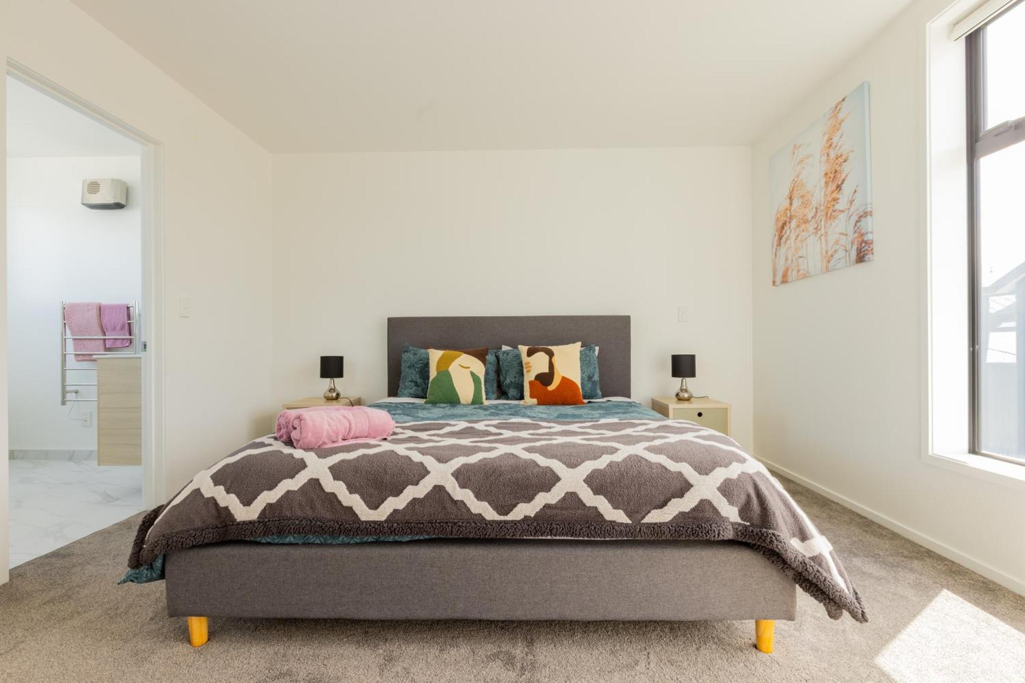 Luxury 2 Bedroom Townhouse By Hagley Park In Cbd Christchurch Exterior foto