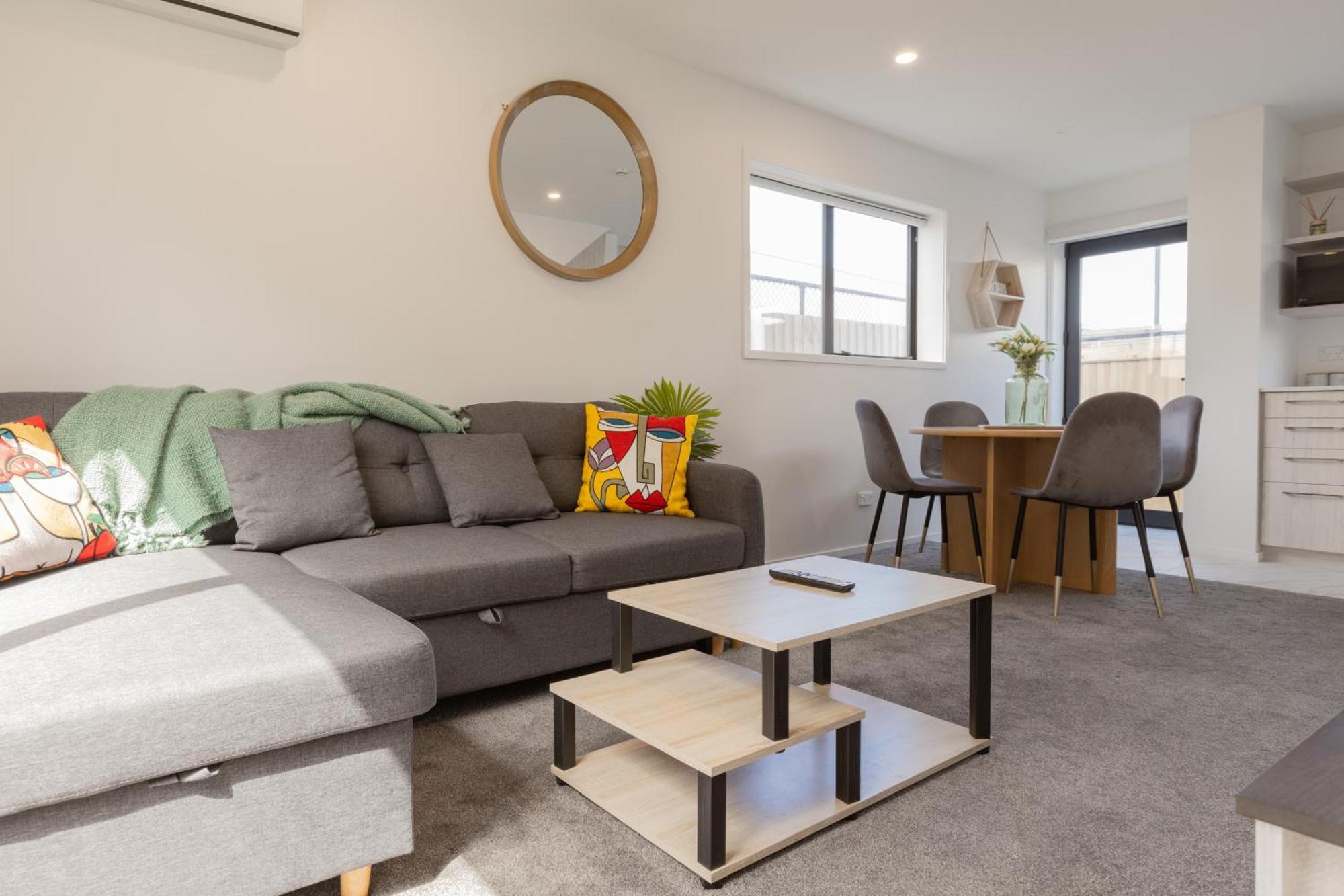 Luxury 2 Bedroom Townhouse By Hagley Park In Cbd Christchurch Exterior foto